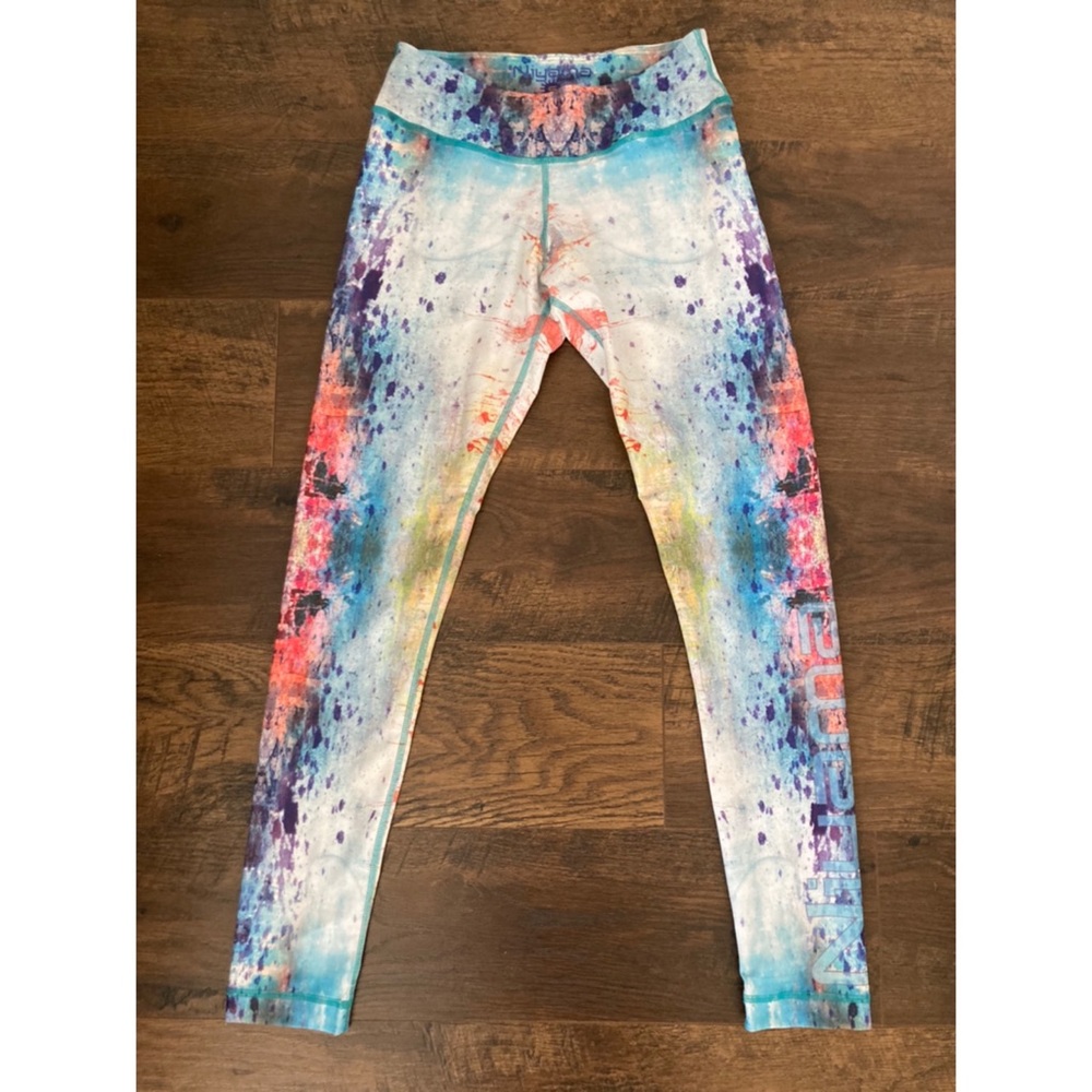 Niyama Sport Multicolor Splatter Leggings New with flaw - pen mark